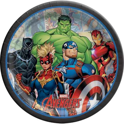 Avengers Powers Unite Dinner Plates - Click Image to Close